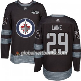 Winnipeg Jets Hockeydrakt Patrik Laine 29 1917-2017 100th Anniversary Svart Adidas Authentic - Herre